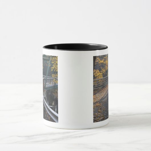 Herfst en brug over de Millers Mok (Midden)