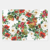 Herfst- en fruitvruchten, bessen en olijfoliën, ge inpakpapier vel (Voorkant)