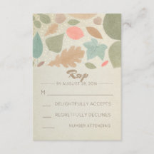  Herfst en gouden Stippen RSVP