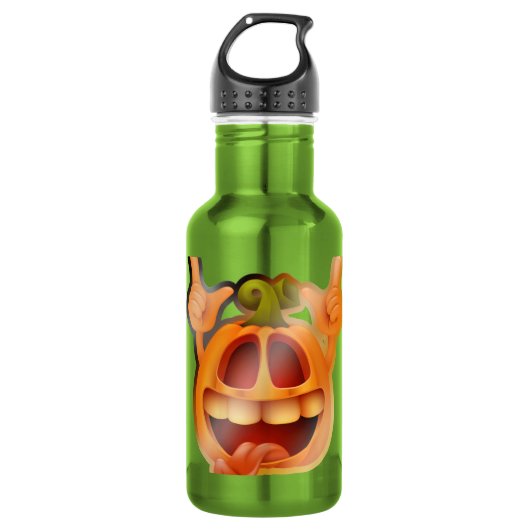 Herfst- en Halloween-sticker Waterfles (Voorkant)