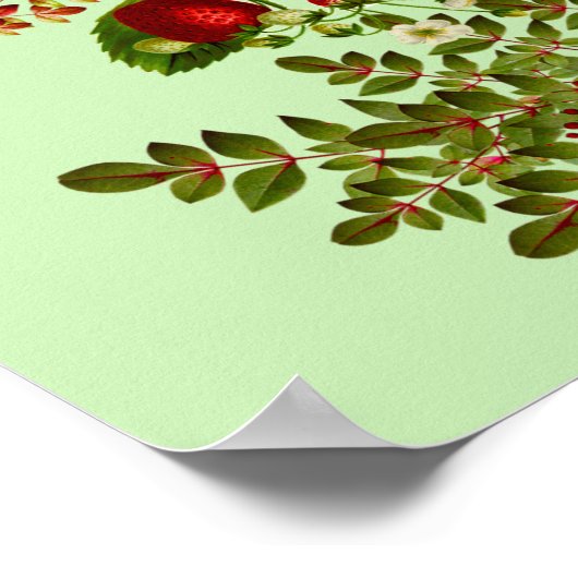 Herfst en herfst Berry Foliage Welcome Farmhouse Poster (Hoek)