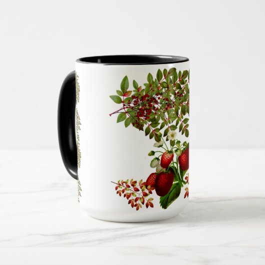 Herfst en herfst berry mok (Voorkant links)