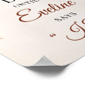 Herfst en herfst Boho Vrijgezellenfeest Contdown S Poster (Hoek)