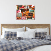 herfst en Herfst Collage Canvas Print (Insitu (Slaapkamer))