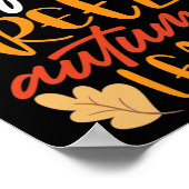 Herfst en herfstbladeren poster (Hoek)