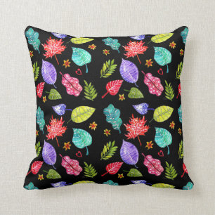 Herfst en najaar kleurrijk Sierkussen van bladblad