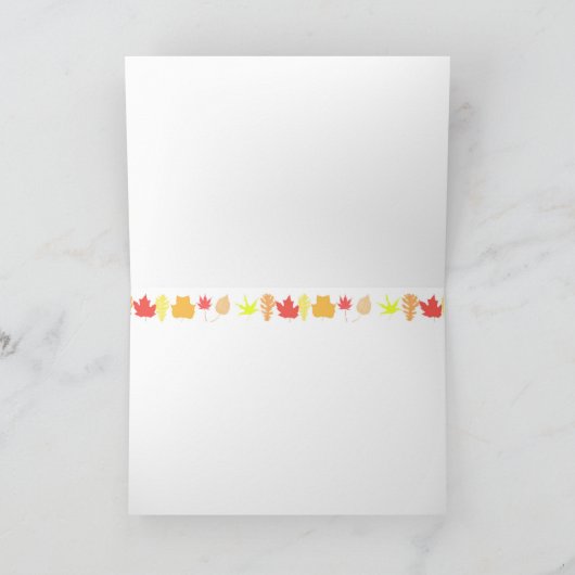 Herfst en Thanksgiving Kaart 3 (Binnen)