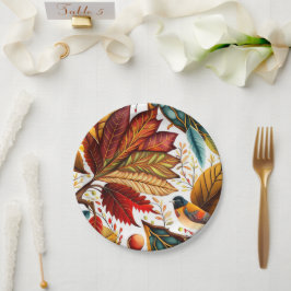 Herfst en Thanksgiving ontwerp Papieren Bordje