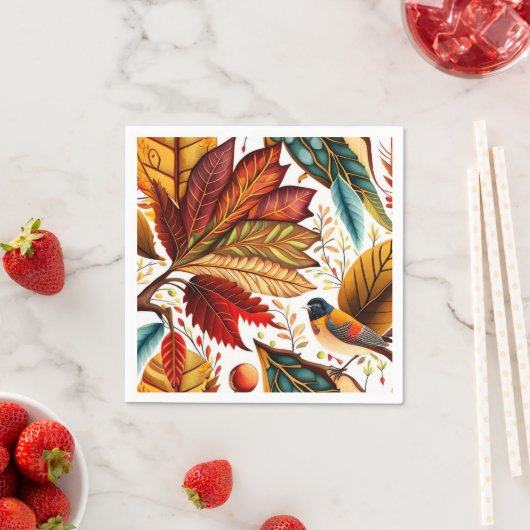 Herfst en Thanksgiving ontwerp Servet (Insitu)