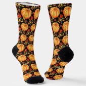 Herfst- en Thanksgiving-ontwerp sokken (Gebogen)