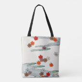 Herfst- en waterillustratie. tote bag (Achterkant)
