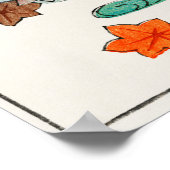 Herfst- en waterillustratie uit Bijutsu Sekai Poster (Hoek)