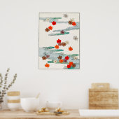 Herfst- en waterillustratie uit Bijutsu Sekai Poster (Keuken)