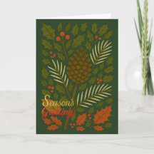 Herfst en Winter Feestdagen Seizoen Groeten