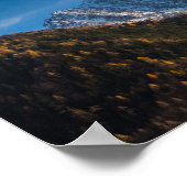 Herfst en winter in sneeuwberggebieden poster (Hoek)