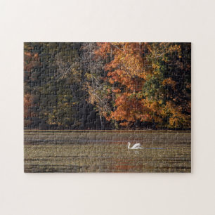 Herfst en zwoegvloed legpuzzel