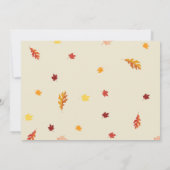 Herfst Engagement Party - Falling in Love Kaart (Achterkant)