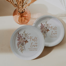 Herfst Engagement Party Papieren Bordje