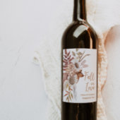 Herfst Engagement Party Wijn Etiket