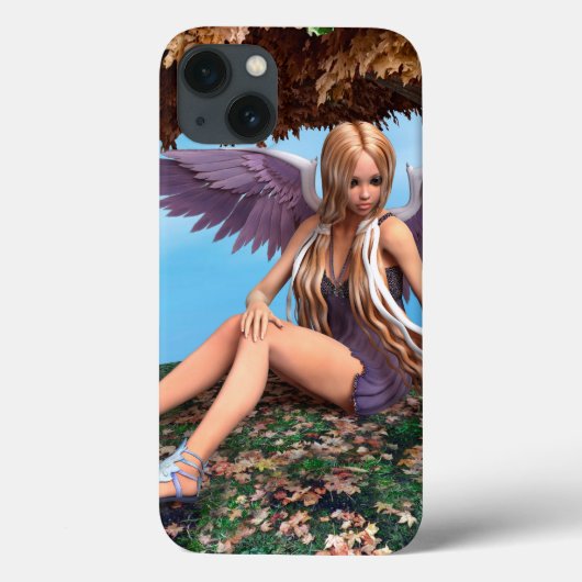 Herfst engel bos fantasie kunst Case-Mate iPhone case (Achterkant)