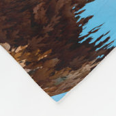 Herfst engel bos fantasie kunst fleece deken (Hoek)
