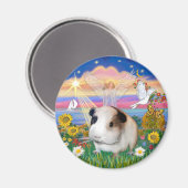 Herfst Engel - Cavia Pig 1 Magneet (Voorkant / Achterkant)