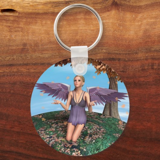 Herfst engel sleutelhanger (Voorkant)