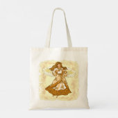 Herfst engel tote bag (Achterkant)