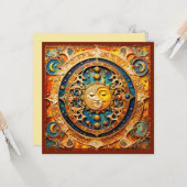 Herfst Equinox '24 Flat Note Kaart (Voorkant / Achterkant in situ)