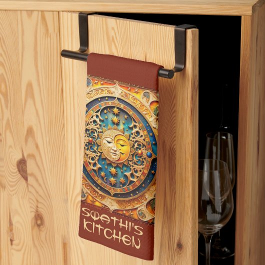 Herfst Equinox '24 Theedoek (Derde Gevouwen)