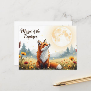 Herfst Equinox Briefkaart