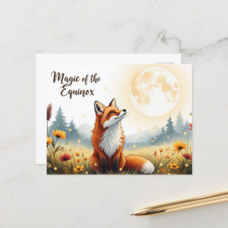 Herfst Equinox Briefkaart