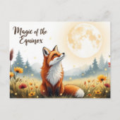 Herfst Equinox Briefkaart (Voorkant)