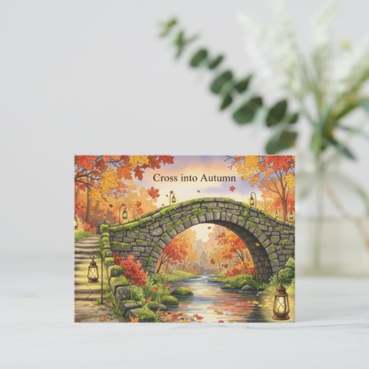 Herfst Equinox Briefkaart (Staand voorkant)