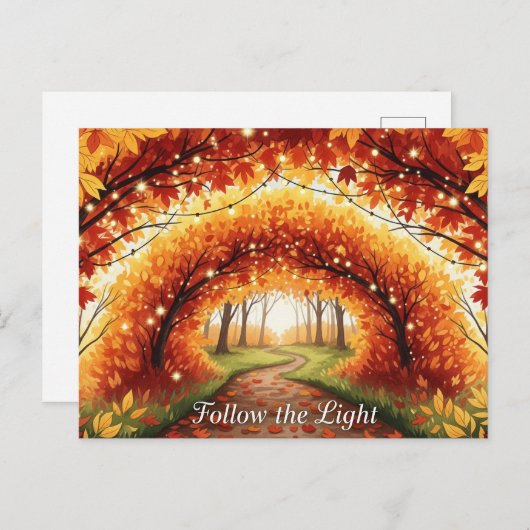 Herfst Equinox Briefkaart (Voorkant / Achterkant)