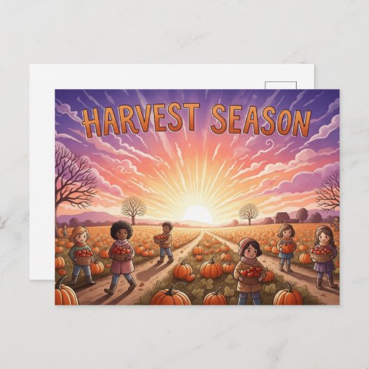 Herfst Equinox Briefkaart (Voorkant / Achterkant)