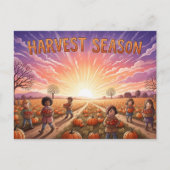 Herfst Equinox Briefkaart (Voorkant)