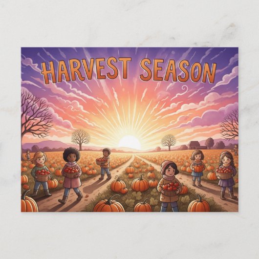 Herfst Equinox Briefkaart (Voorkant)