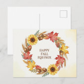 Herfst Equinox Briefkaart (Voorkant / Achterkant)