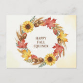 Herfst Equinox Briefkaart (Voorkant)