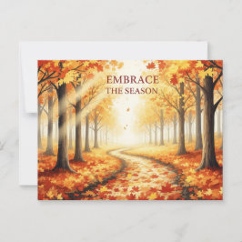 Herfst Equinox Briefkaart