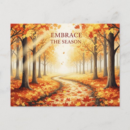 Herfst Equinox Briefkaart (Voorkant)