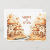 Herfst Equinox Briefkaart (Voorkant / Achterkant)