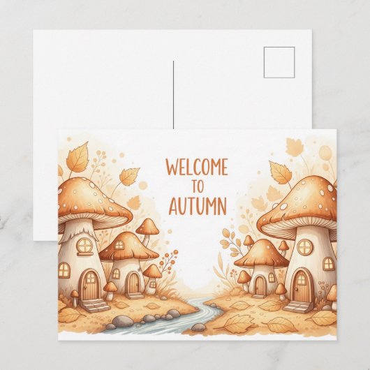 Herfst Equinox Briefkaart (Voorkant / Achterkant)