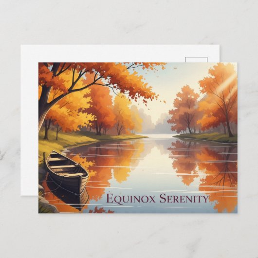 Herfst Equinox Briefkaart (Voorkant / Achterkant)