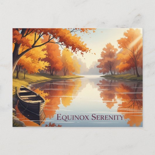 Herfst Equinox Briefkaart (Voorkant)