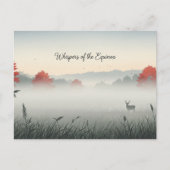 Herfst Equinox Briefkaart (Voorkant)