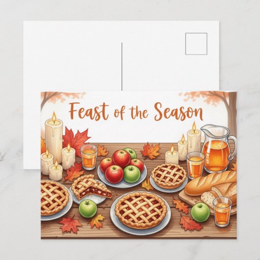 Herfst Equinox Briefkaart (Voorkant / Achterkant)