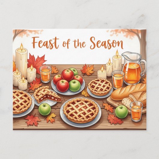 Herfst Equinox Briefkaart (Voorkant)