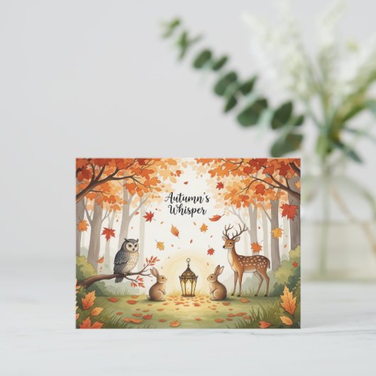 Herfst Equinox Briefkaart (Staand voorkant)